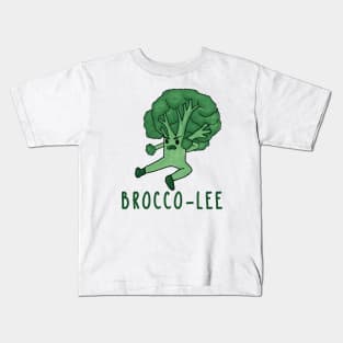 Brocco-lee | funny broccoli pun. Kids T-Shirt